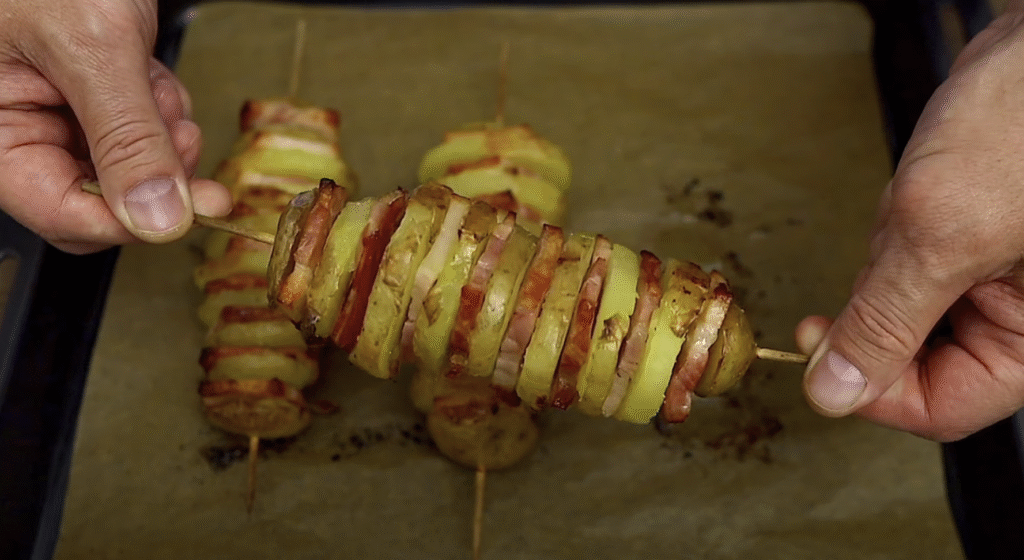 Pečeni krumpir-lunin skewers-chririspy dobrota iz pećnice