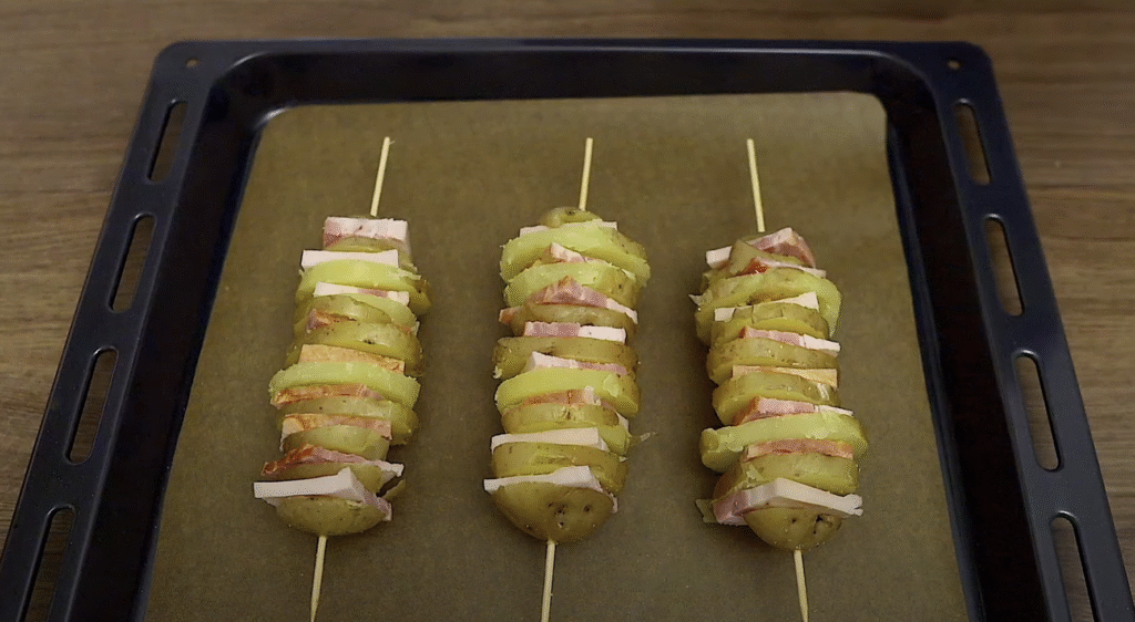 Pečeni krumpir-lunin skewers-chririspy dobrota iz pećnice