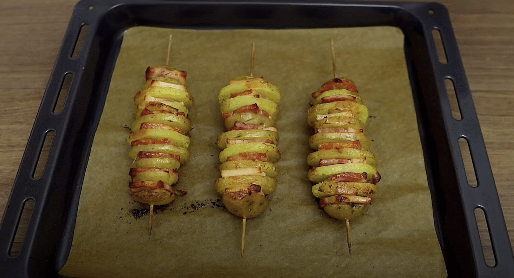 Pečeni krumpir-lunin skewers-chririspy dobrota iz pećnice