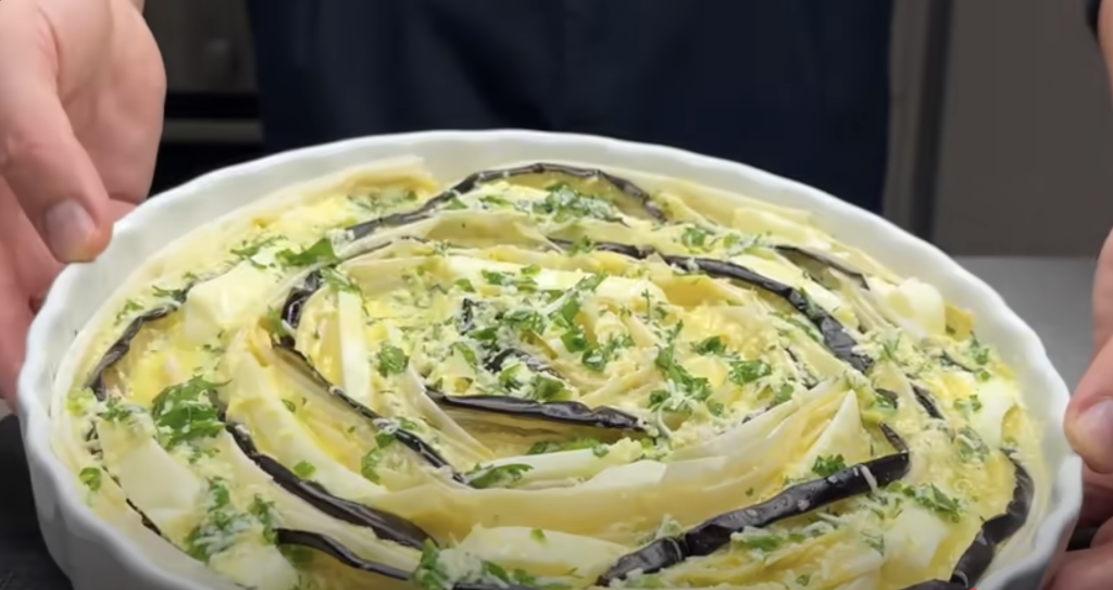 Sleece kolač od patlidžana i sira u tijestu za filo: hrskava delicija s mirisom Sredozemlja
