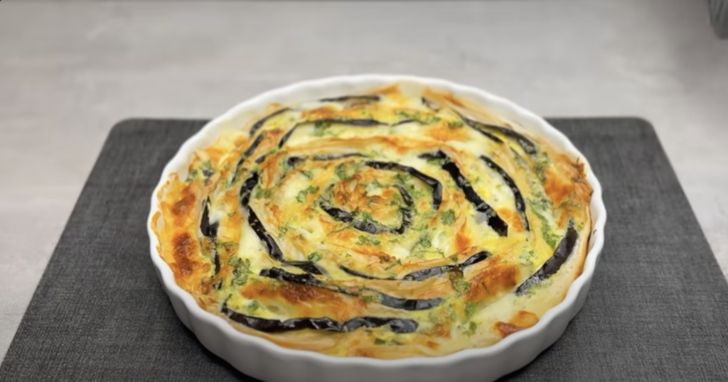 Sleece kolač od patlidžana i sira u tijestu za filo: hrskava delicija s mirisom Sredozemlja